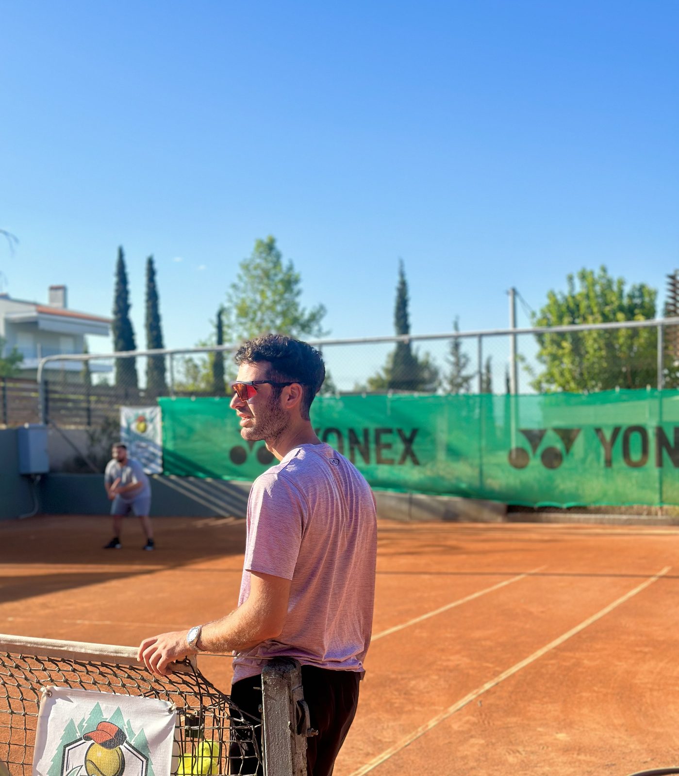 Προπόνηση αντισφαίρισης στο TAF Tennis Club