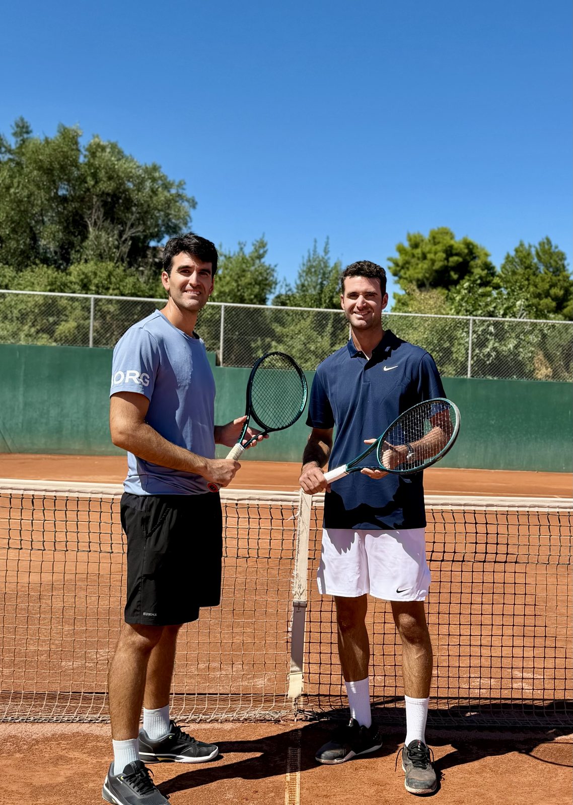 Δημήτρης και Χρήστος Τσικαρλής στο TAF Tennis Club